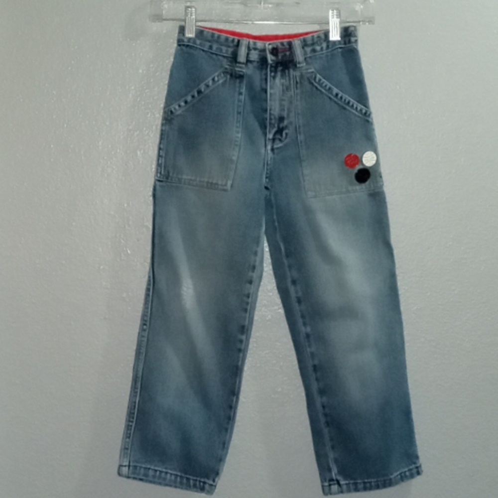 Echo Unltd distressed jeans